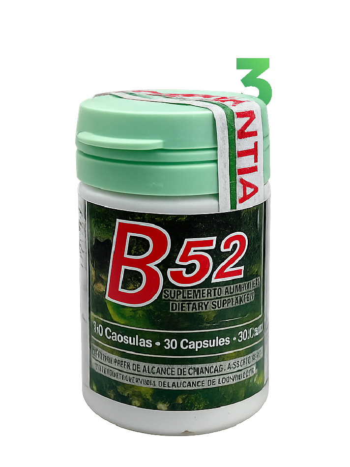 B52 - Kit 3 Frascos - Suplemento Natural