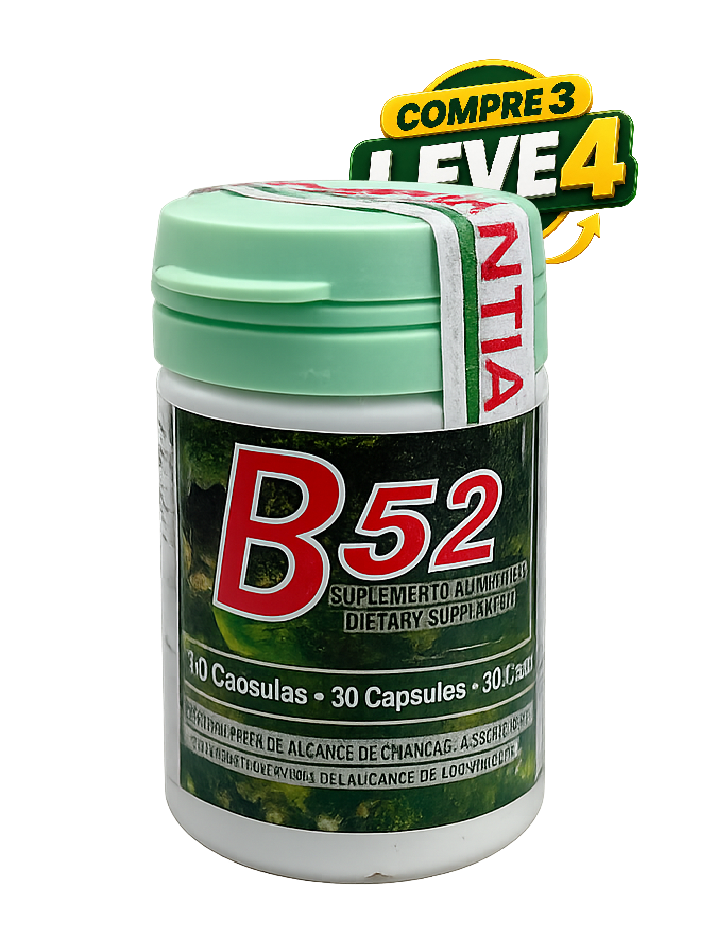 B52 - Kit 4 Frascos - Suplemento Natural