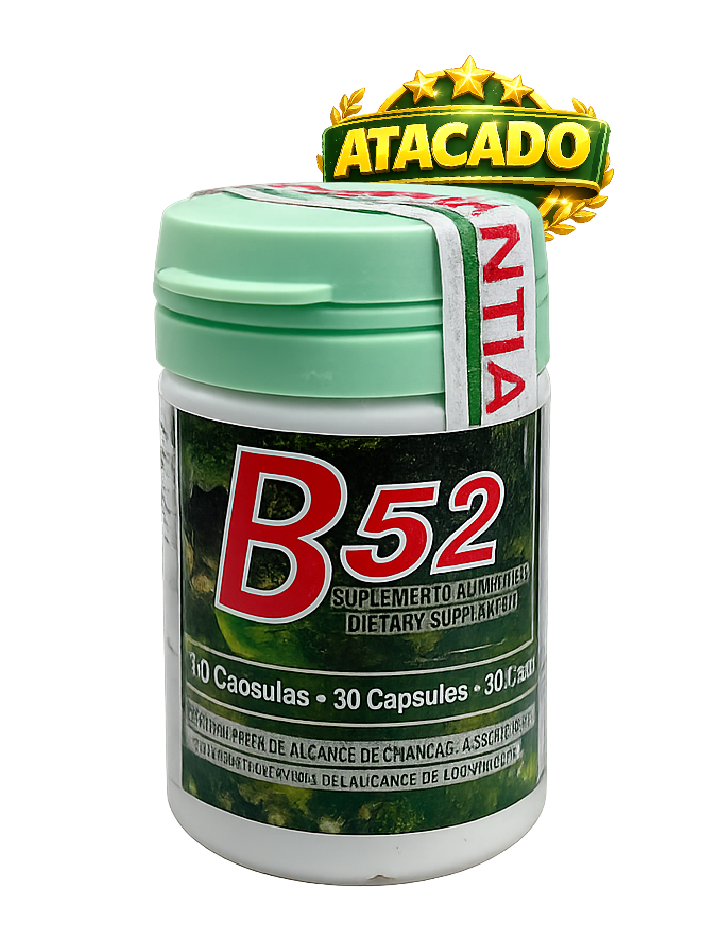B52 - Kit 10 Frascos Atacado - Suplemento Natural