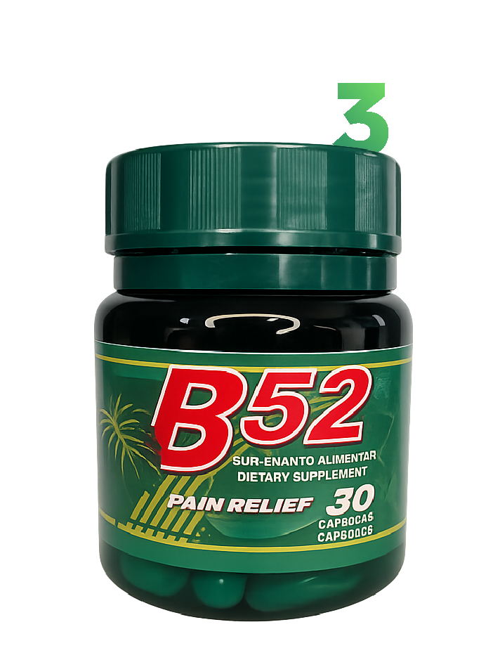 B52 Nova Fórmula - Kit 3 Frascos - Suplemento Natural