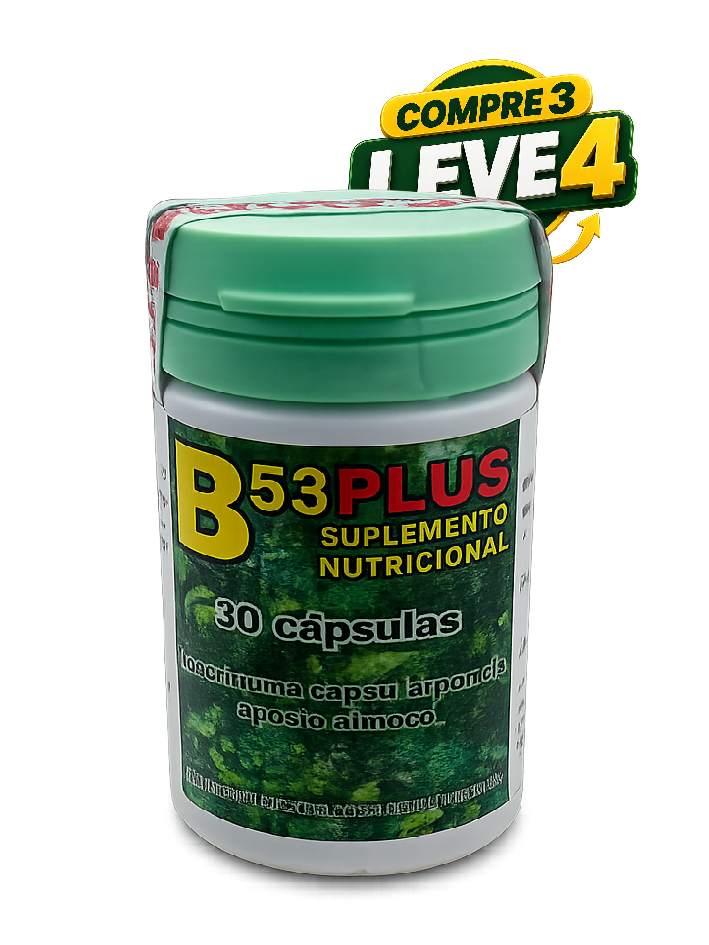 B53 Plus - Kit 4 Frascos - Suplemento Natural
