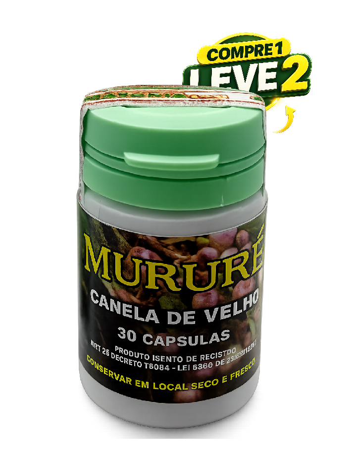 Mururé com Canela de Velho - Suplemento Natural