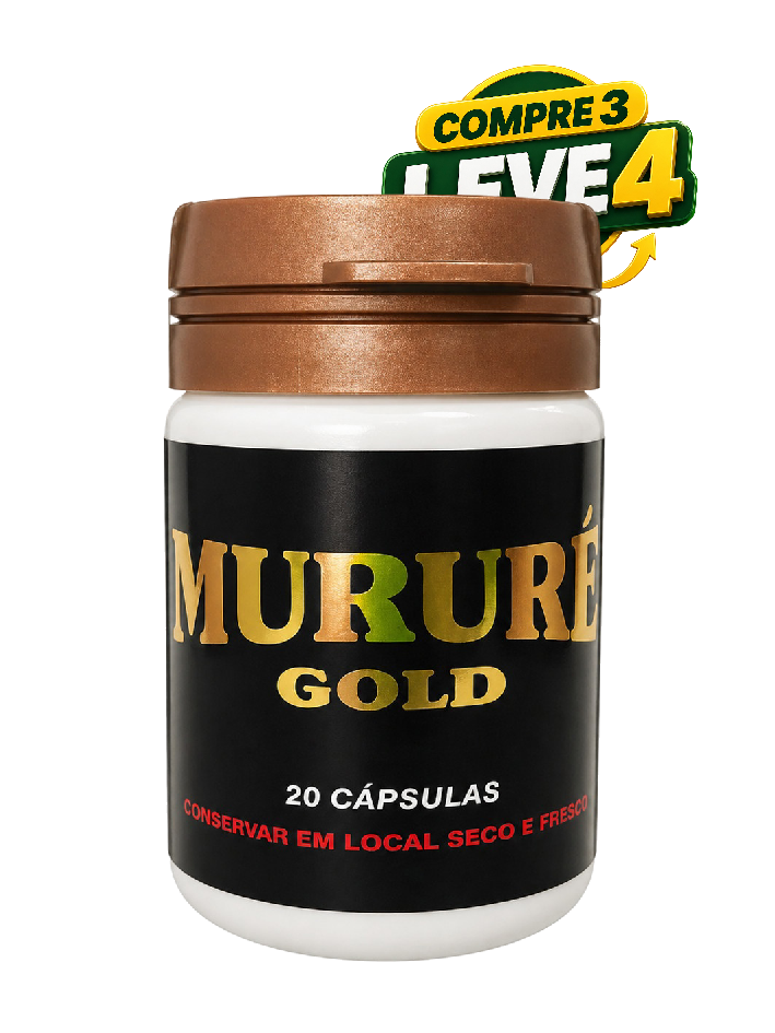 Mururé Gold - Kit 4 Frascos - Suplemento Natural
