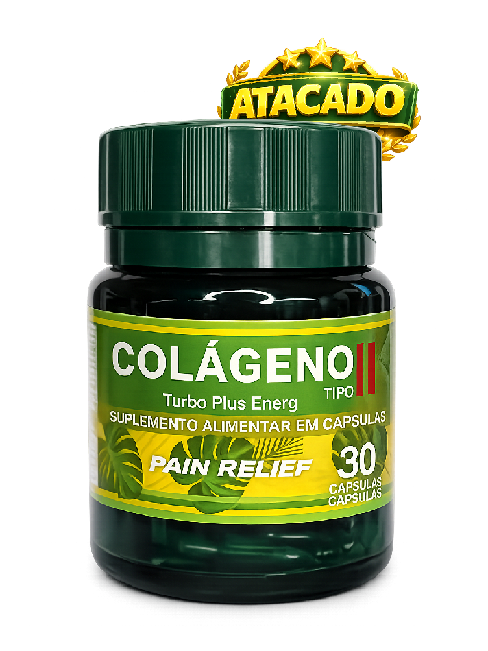 Colágeno Tipo II Pain Relief - Suplemento Natural