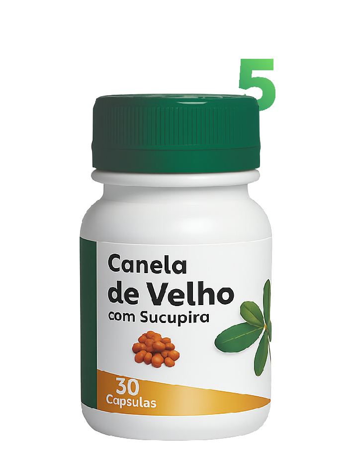 Canela de Velho com Sucupira - Kit 5 Frascos