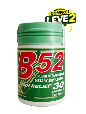 B52 Pain Relief - Kit 2 Frascos - Suplemento Natural