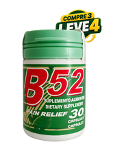 B52 Pain Relief - Kit 4 Frascos - Suplemento Natural