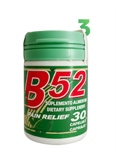 B52 Pain Relief - Kit 3 Frascos - Suplemento Natural