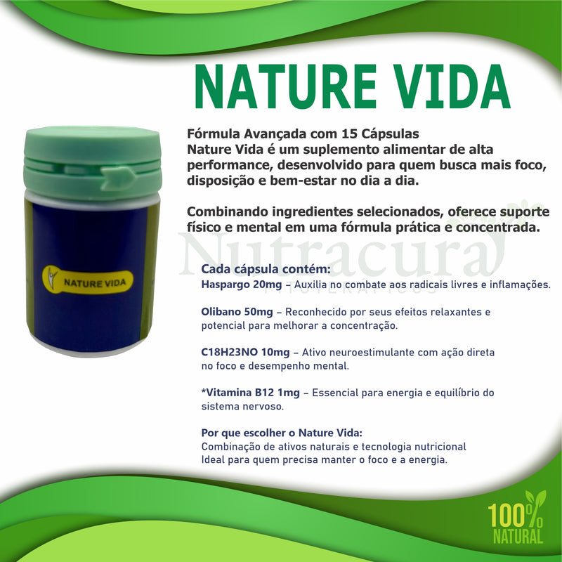 Nature Vida - Suplemento Alimentar de Alta Potência