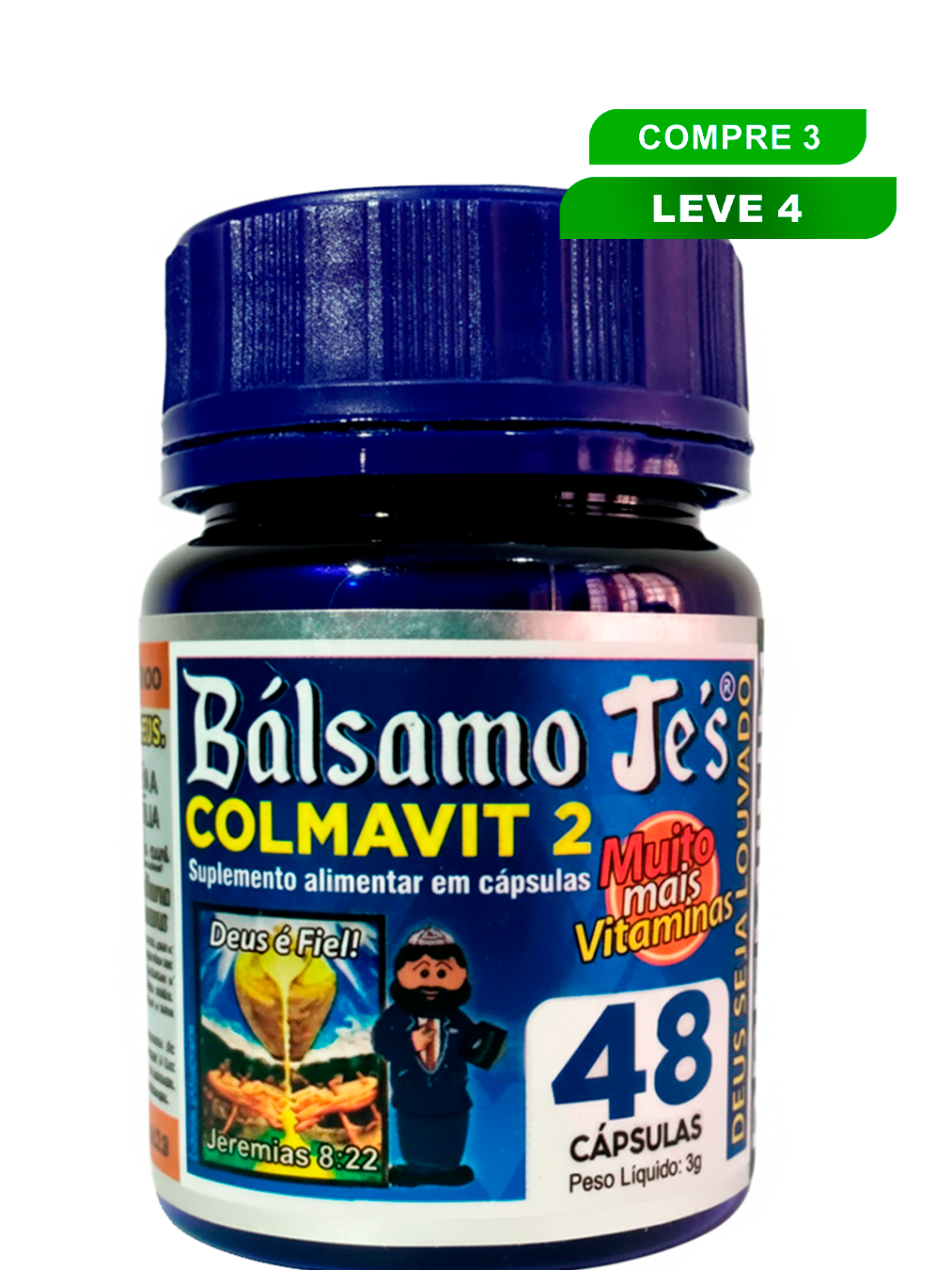 Bálsamo Jé's 48caps - Compre 3 leve 4.