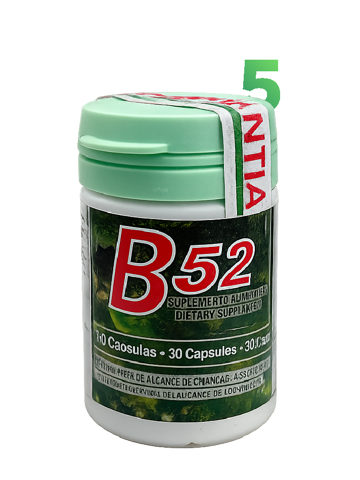 B52 - Kit 5 Frascos - Suplemento Natural