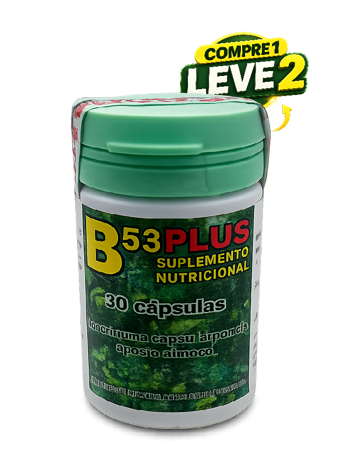 B53 Plus - Kit 2 Frascos - Suplemento Natural