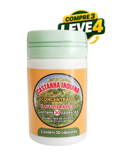 Castanha Indiana - Kit 4 Frascos - Suplemento Natural