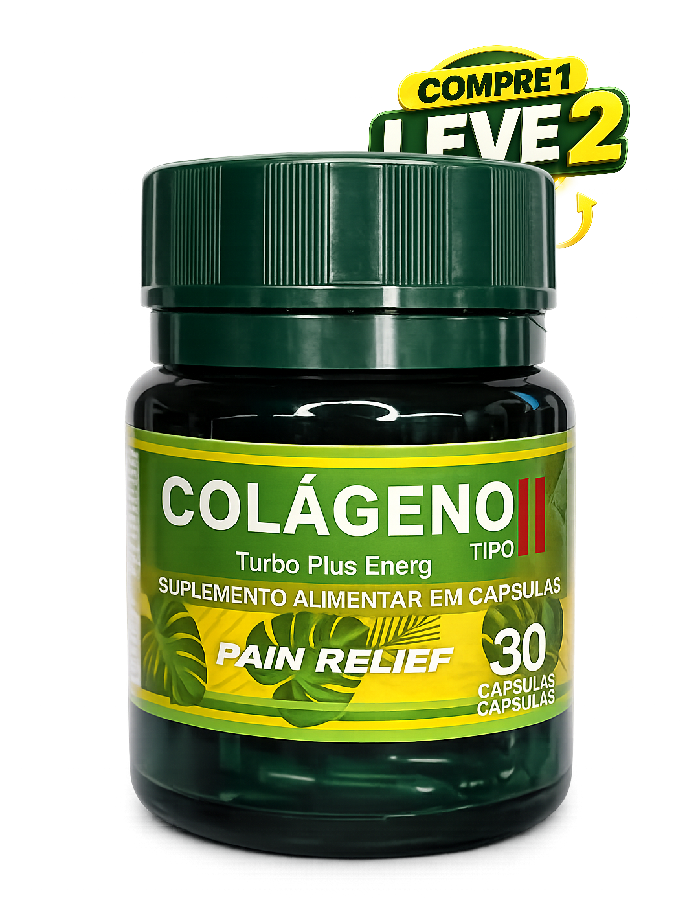 Colágeno Tipo II Pain Relief - Suplemento Natural