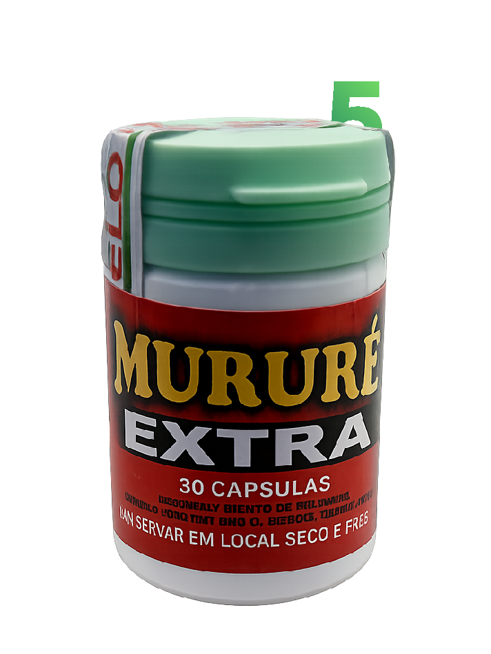 Mururé Extra - Kit 5 Frascos - Suplemento Natural
