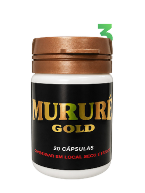 Mururé Gold - Kit 3 Frascos - Suplemento Natural