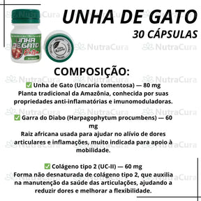 Unha de Gato - 10 Unidades.